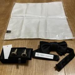 THE TREAT DRESSING ボウタイ カフスボタン ハンカチ セット