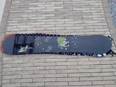 ROME SDS 155 硬い板 スノーボード 星柄ストラップ付き