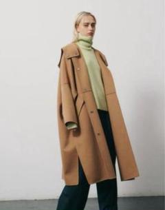 ボタン取れかけあり。ルシェルブルー HoodedOverCOAT キャメル M ボタン取れかけあり。ルシェルブルー HoodedOverCOAT キャメル M