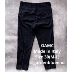 OAMC バックジップ スラックス テーパード サイズM 30 ブラック