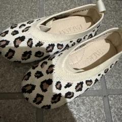 padam Latte flat shoes レオパード柄 15.0