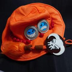 希少 USJ ワンピース エース　ファンキャップ 帽子 コスプレ