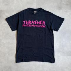古着 90s THRASHER スラッシャー SK8 Tシャツ スケーター