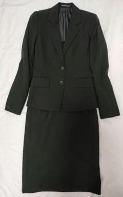 美品 INED イネド レディーススーツ ストライプ柄 パンツスーツ 11号 黒 ts09930525_1.jpg