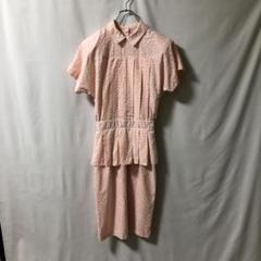 W-266【美品】betsy's things USA製 ボタニカル柄ワンピース