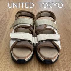 最終値下げ！　UNITED TOKYO 厚底サンダル ベージュ　3 UNITED TOKYO エアマルチソールサンダル ベージュ サイズ1