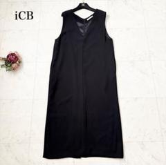 人気❤️iCB 近年モデル　ジャンパースカート　ワンピース　Ｖネック　ブラック