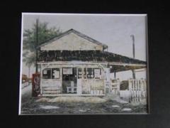 赤田美砂緒、【終着駅】、希少な額装用画集より、状態良好、新品額装付 赤田美砂緒、【終着駅】、希少な額装用画集より、状態良好、新品