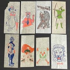 50s ビンテージ アイロンプリント 転写紙 スカル 髑髏 海賊