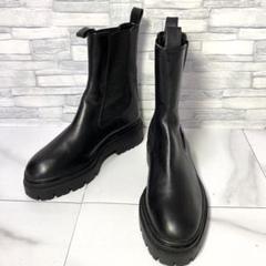 ZARA - ZARA サイドゴアブーツ 35 スタッズ 厚底 トラックソール