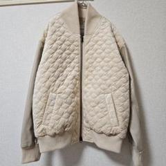 美品 MoNiLE キルトデザインブルゾン 美品 MoNiLE キルトデザインブルゾン