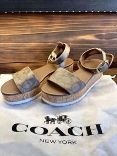2025年最新】COACHウェッジサンダルの人気アイテム - メルカリ