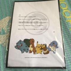 ポケモンセンターオンライン ミニゲーム当選品 クリアファイル