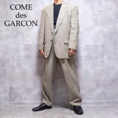 COME des GARCONS ウール ストライプ テーラード セットアップ