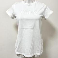クロエキッズ　新品未使用　ロゴ刺繍Tシャツ クロエキッズ新品未使用 刺繍ロゴ入りTシャツ 大人もOK - メルカリ