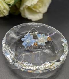 ハンドメイド　紫陽花イヤリング