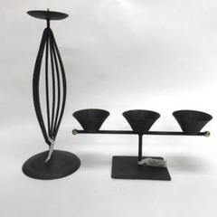 ★ キャンドルスタンド 2点セット アンティーク風