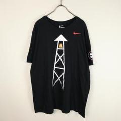 B215 アメリカ古着 ナイキ デザイン Tシャツ ブラック ビッグサイズ