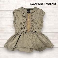 SWAP MEET MARKET フィス ノースリーブ チュニック 刺繍　BM