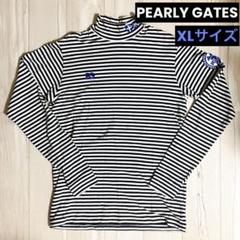 PEARLY GATES ボーダー　ハイネック　シャツ　パーリーゲイツ