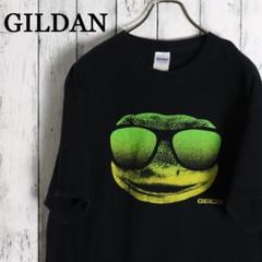 00s US企業 GEICO ヤモリ トカゲ 爬虫類キャラクタープリントTシャツ