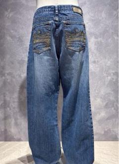PACOJEANS パコジーンズ デニム 極太バギーパンツ W36 古着 B系 90年代 パコジーンズ PACO JEANS デニム パンツ ダブルニー 超
