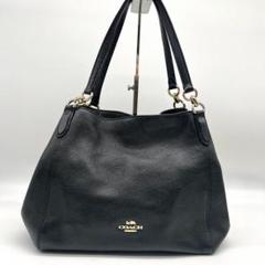 極美品✨ COACH ハリー トートバッグ ショルダー バッグ ペブルドレザー