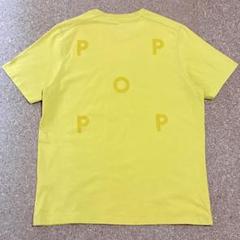 【Pop Trading Company】 Logo T-shirt イエローのサムネイル