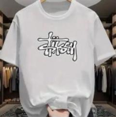 STUSSY(ステューシー)サンプリングロゴプリント Tシャツ ホワイトサイズL