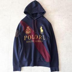 極美品　Polo Ralph Lauren　プルーオーバーパーカー　S　ネイビー