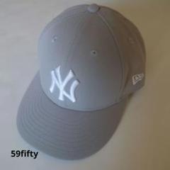 ニューエラ　ヤンキース 59fifty キャップ グレー