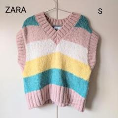 0047 ZARA ザラ ニットベスト S