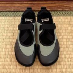 【極美品】 カンペール ブラック レザーフラットシューズ 37 カンペール CAMPER [カンペール] MILAH / フラットシューズ