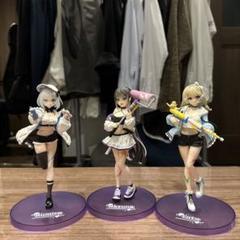 ぶいすぽ　gigo限定フィギュア　一ノ瀬つるは 小雀とと　花芽すみれ　花芽なずな ぶいすぽっ！スケールフイギュア -Play with paint- vol.2展開
