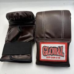 GLOBAL SPORTS ボクシンググローブ Lサイズ　ブラウン