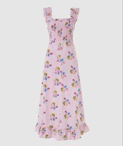 GANNI Printed Cotton Maxi Strap Dressのサムネイル
