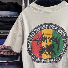 old stussy 菅田将暉 黒タグ Tシャツ ラスタ feelin irie