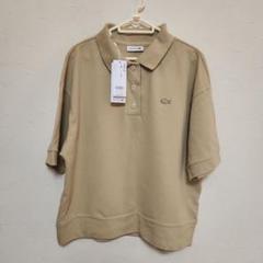 LACOSTE新品 ベージュ 五分袖ポロシャツ サイズ40 LACOSTE新品 ベージュ 五分袖ポロシャツ サイズ40 - メルカリ