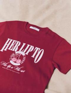 新品未使用 herlipto ClassicCherryTee ノベルティ 赤 - メルカリ