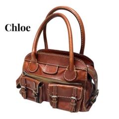 ✨️極美品✨️ Chloe パディントン 南京錠 トートバッグ　ブラウン　レザー 極美品Chloe クロエ パディントン 南京錠 トートバッグ ブラウン