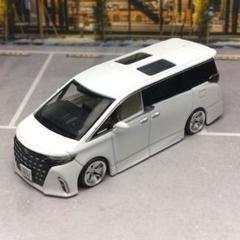 【３０系☆後期仕様】□改造□トミカ□カスタム□ミニカー□深リム□アルファード□ トミカ 30アルファード 深リム車高短 ローダウン 改造 BBS RS