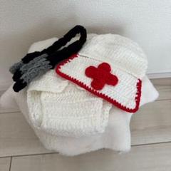 新品❤️ ナース3点セットベビー着ぐるみ ニューボーンフォト 撮影衣装