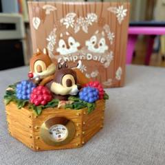 置き時計　チップとデール　ディズニーストア