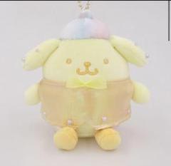 新品ポムポムプリン しゃぼん玉ドリーム むにゅぐるみマスコットぬいぐるみ