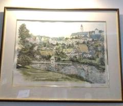 絵画　織田義郎　ヨーロピアン　アンティーク　バイエルンの村 m23290186554_1.jpg?1690806274