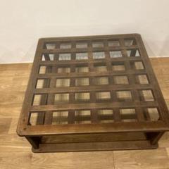 ン 大人気 新品 ノ 古道具 古家具 昭和レトロ 生活雑貨 蚤の市 古い炬燵のテーブル 家具