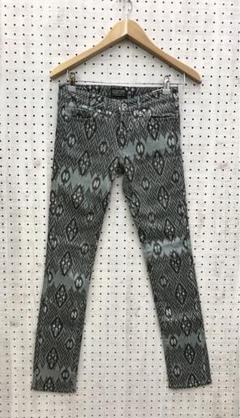 Y2K ロックギャル古着　 moussy ネイティブ総柄スキニーパンツ