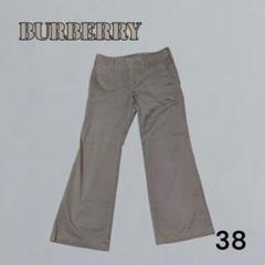 BURBERRY バーバリー　ワイドレッグパンツ　カーキ 38のサムネイル