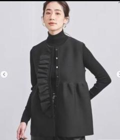 ユナイテッドアローズ　Pフリル　ベスト　ジレ　ブラック　ペプラム Amazon | [ユナイテッドアローズ] ペプラム フリルスリーブ ジャ