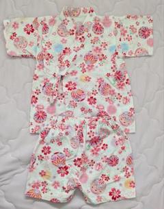 甚平 女の子 花柄 95cm
